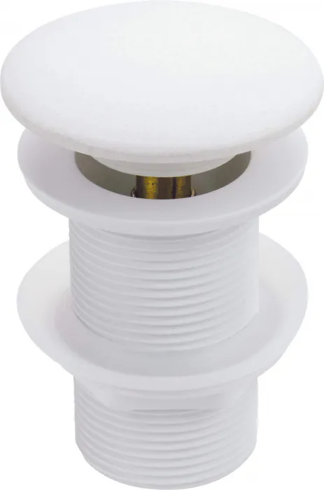 Dop pentru lavoar din granit, alb, Deante Click-Clack