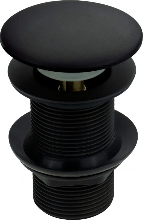 Dop pentru lavoar din granit, negru, Deante Click-Clack