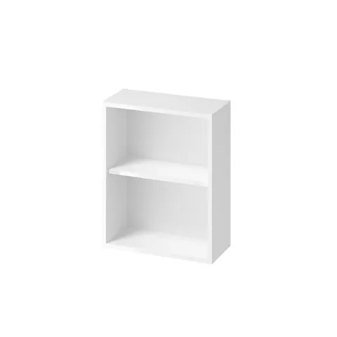 Dulap baie suspendat Cersanit Larga, o polita, 45 cm, alb, montat