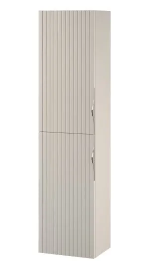 Dulap baie suspendat tip coloana cu o usa, 160 cm, casmir mat, MDF, Cersanit Tirso