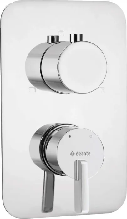 Capac pentru baterie cada, element extern BOX ascuns, crom, Deante Silia