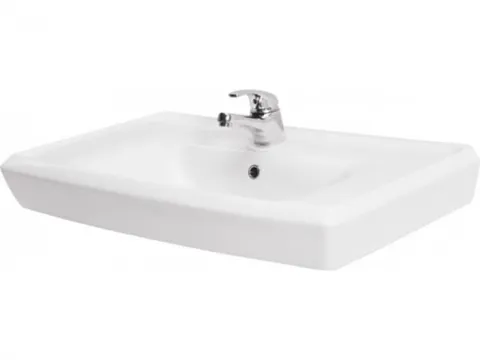 Lavoar baie pentru mobilier, alb lucios 80, Cersanit Roma