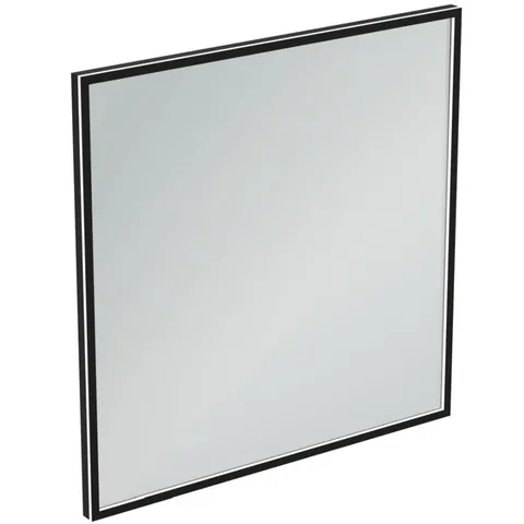 Oglinda patrata cu iluminare LED Ideal Standard Conca 100 cm rama neagra