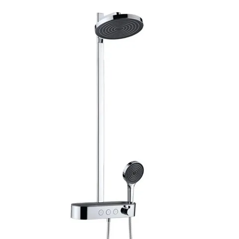 Coloana dus, baterie termostatata, palarie 26 cm, 3 jeturi, crom, Form Relax