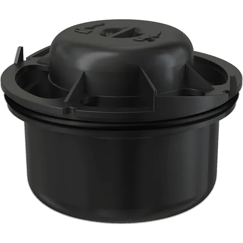 Sifon pardoseala negru cu sistem de retinere a mirosurilor umede Alcadrain APV0010