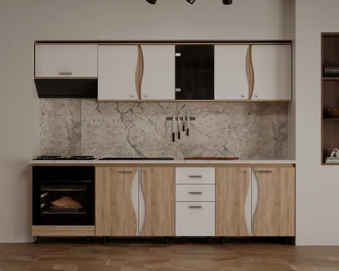 Bucatarie CIP 3S C2 Sonoma Alb