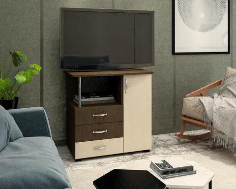 Comoda TV Viva 1 UA Wenge cu Mesteacan