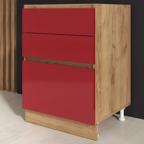 Corp Inferior Chelsea 60 3S Stejar K003 Acril Rosu