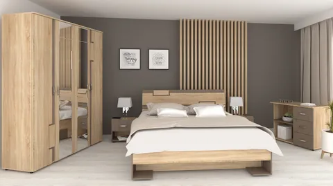 Dormitor Roxy II Sonoma Trufe