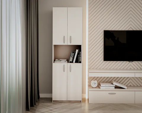 Dulap KSC-5 RO 60x37x196 cm Alb