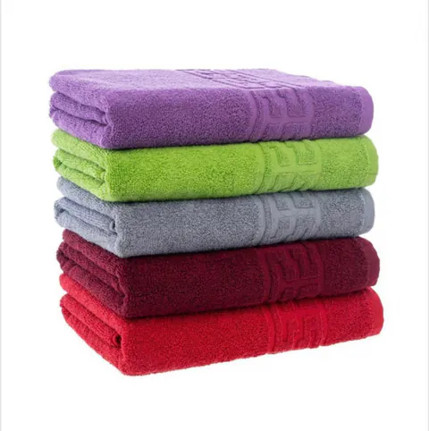 Set 5 Prosoape Baie, Bumbac 100% - Mov Verde Gri Visiniu Rosu