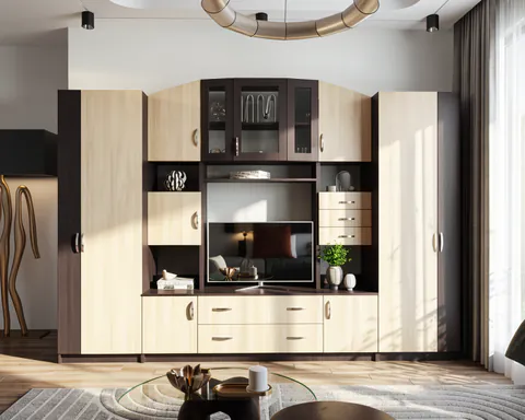 Living Macarena Wenge Mesteacan 290x51x196cm