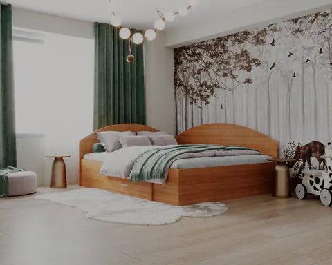 Set Pat Colt 160 cu Saltea Mattres Cires