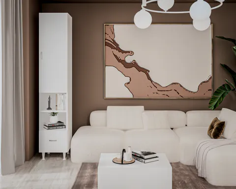 Soldat 1usa 1sertar Alb 35x35x180 cm