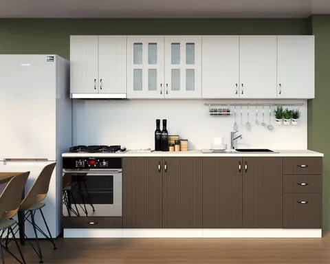 Bucatarie Cora Riflat MDF 2.6 m