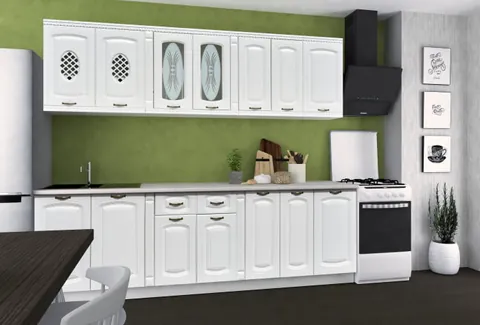 Bucatarie Katiusa 2 RO Alb 2.6 m