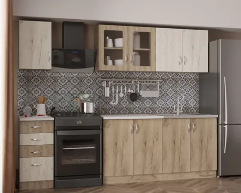 Bucatarie Venus Ro K001 K002 200x60x200 cm