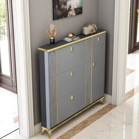 Pantofar 113-602 MDF Grey 100x24x118 cm