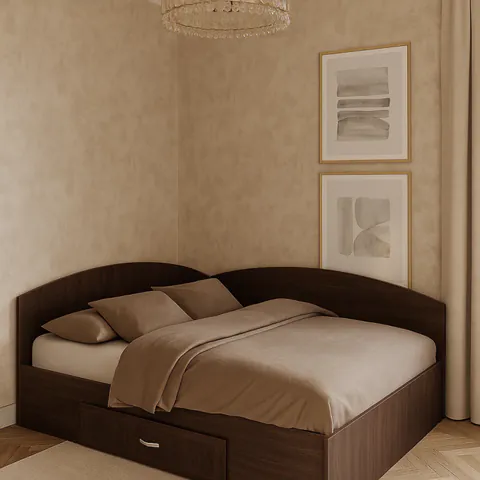 Set Pat Colt 90 si Saltea MR, Wenge