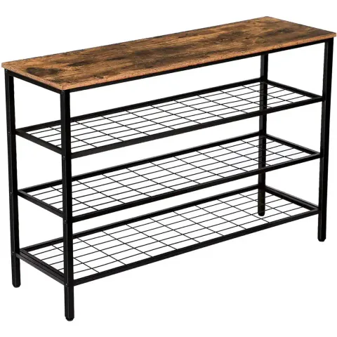 Pantofar din lemn-metal, seria A-620, homs,100x30x68 cm