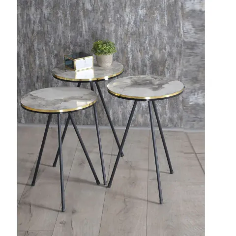 Set masuta de cafea,Seria 440Homs, 3 buc,20449