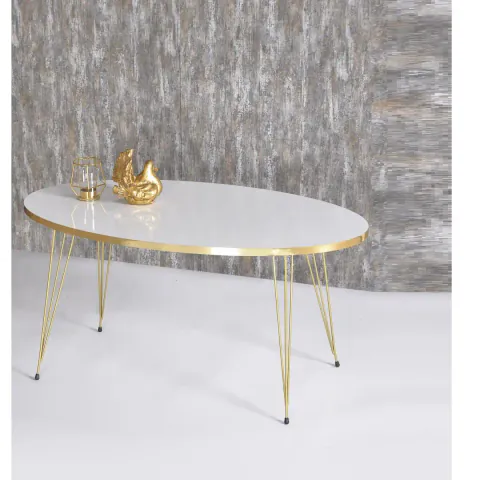 Masuta de cafea ovala, 90x50x43 cm, 20124