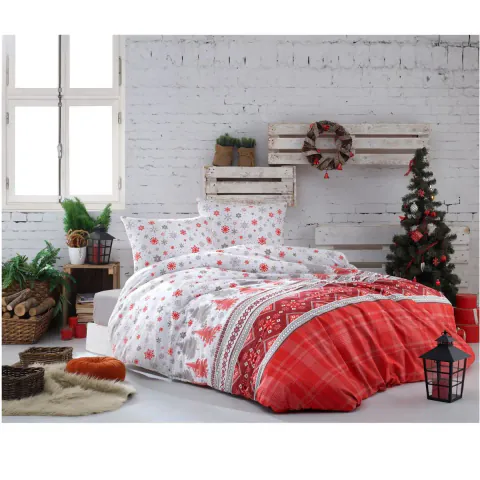 Lenjerie de pat bumbac satinat 2 persoane,homs,serie H280,00079