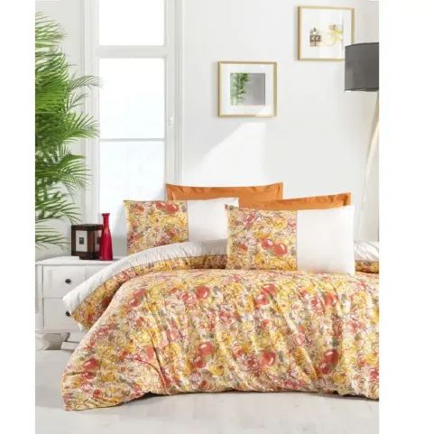 Lenjerie de pat bumbac satinat 1 persoane,homs,serie H280,00083