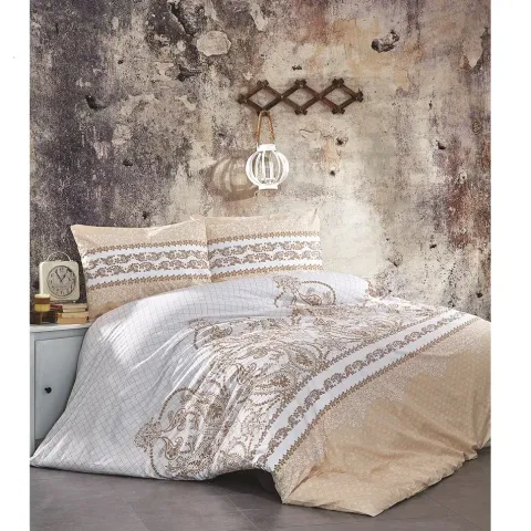 Lenjerie de pat bumbac satinat 2 persoane,homs,serie H280,00065