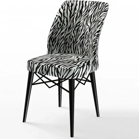 Scaun living tapitat Valentina ZebraHoms