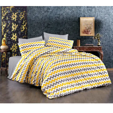 Lenjerie de pat bumbac satinat 2 persoane,homs,serie D 270,00038