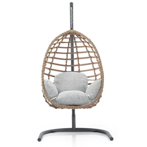 Balansoar scaun suspendat rattan exterior interior 205x110x95 cm
