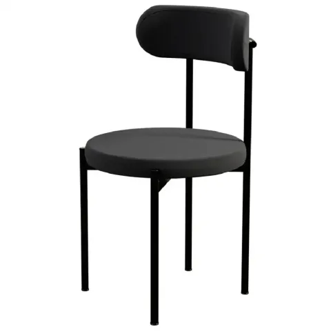 Scaun Onita, metal, negru