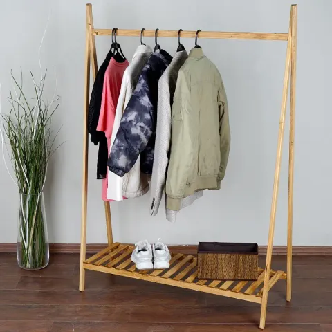 Suport pentru umerase,pantofar,din lemn masif,150 cm