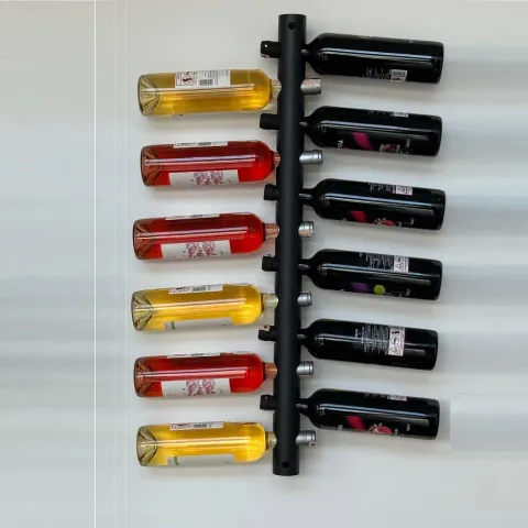 Raft de perete/suport vinuri, Wine Stand Homs, metal