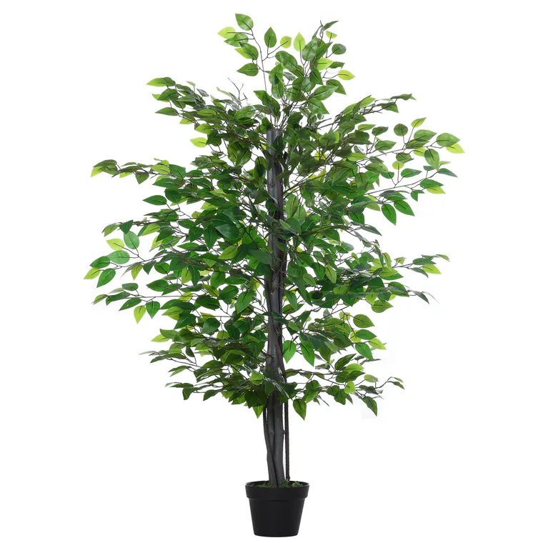 Arbore Artificial de Banan Outsunny, Planta Artificiala, bananier artificial | Aosom Romania
