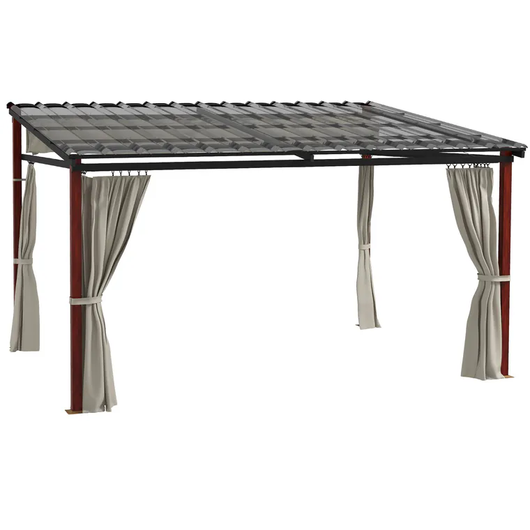 Outsunny Pergola de Gradina cu Pereti Laterali | Aosom Romania