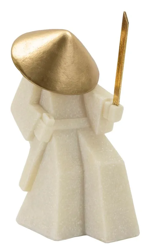 Mauro Ferretti Statueta Samurai Toku Cuart -B- cm 14X9X24,5 | Aosom Romania