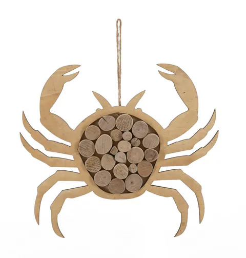 Mauro Ferretti Sculptura Crab cm 35X2X31 | Aosom Romania