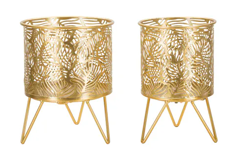 Mauro Ferretti Suport Vaza Naty Set 2 Buc cm Ø 16X20-13X20 | Aosom Romania