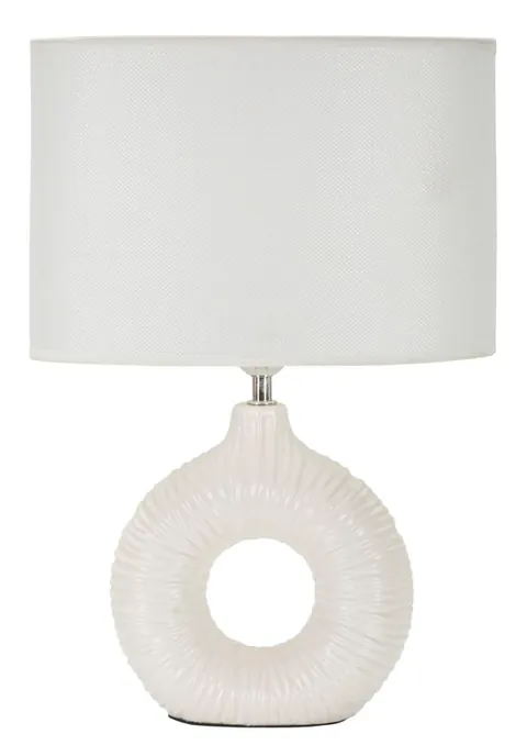 Mauro Ferretti Lampă De Masă Alb cm 28,5X15X43 | Aosom Romania