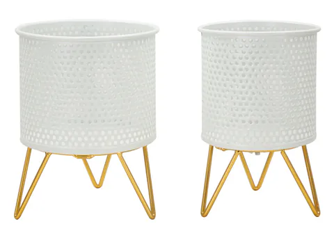 Mauro Ferretti Suport Vaza Set 2 Buc cm Ø 16X20-13X20 | Aosom Romania