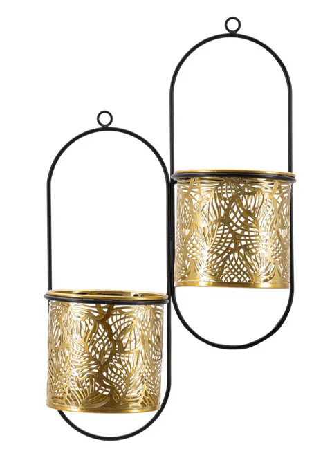 Mauro Ferretti Jardiniera Perete Dublu Hong cm 27X14X48 | Aosom Romania