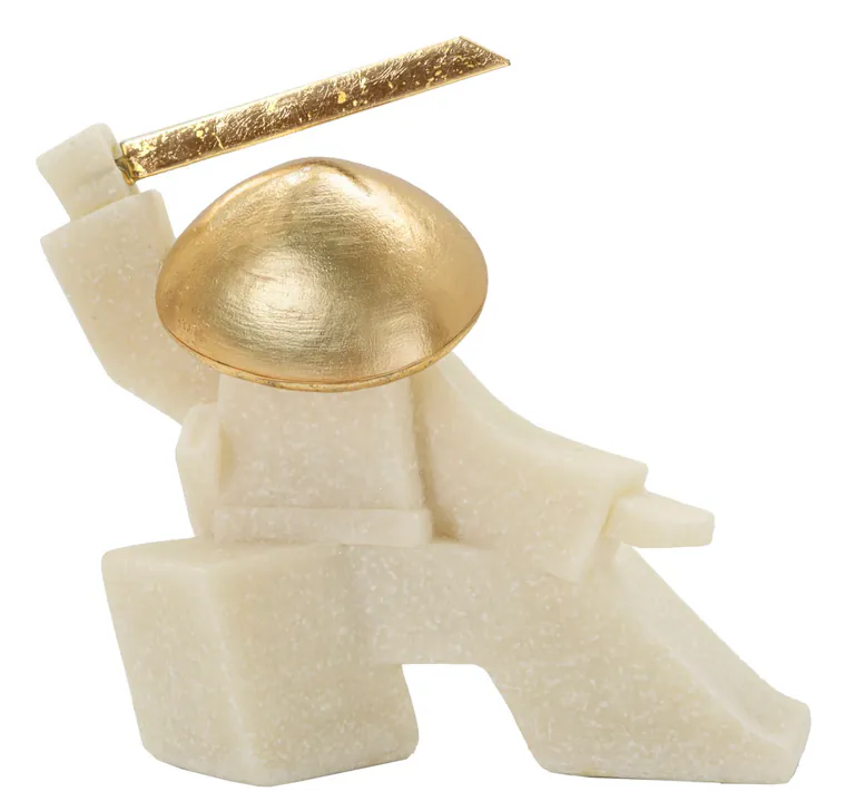 Mauro Ferretti Statueta Samurai -B- cm 19X8X18 | Aosom Romania