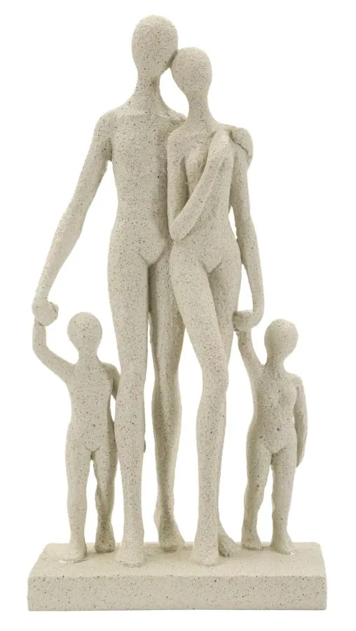 Mauro Ferretti Statuetă Familie Cm 16X8X30,3 | Aosom Romania
