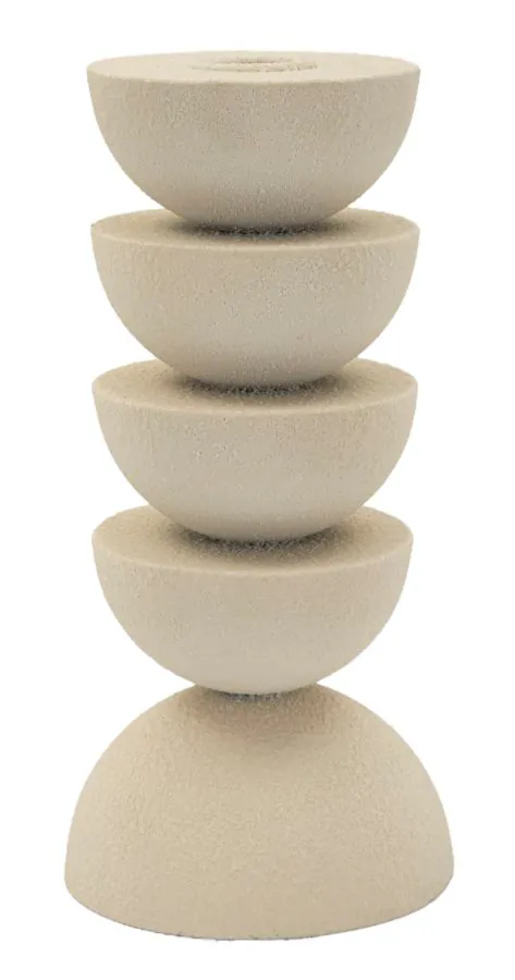 Mauro Ferretti Suport Pentru Lumanare Dune Pix Cm Ø 10X19 | Aosom Romania