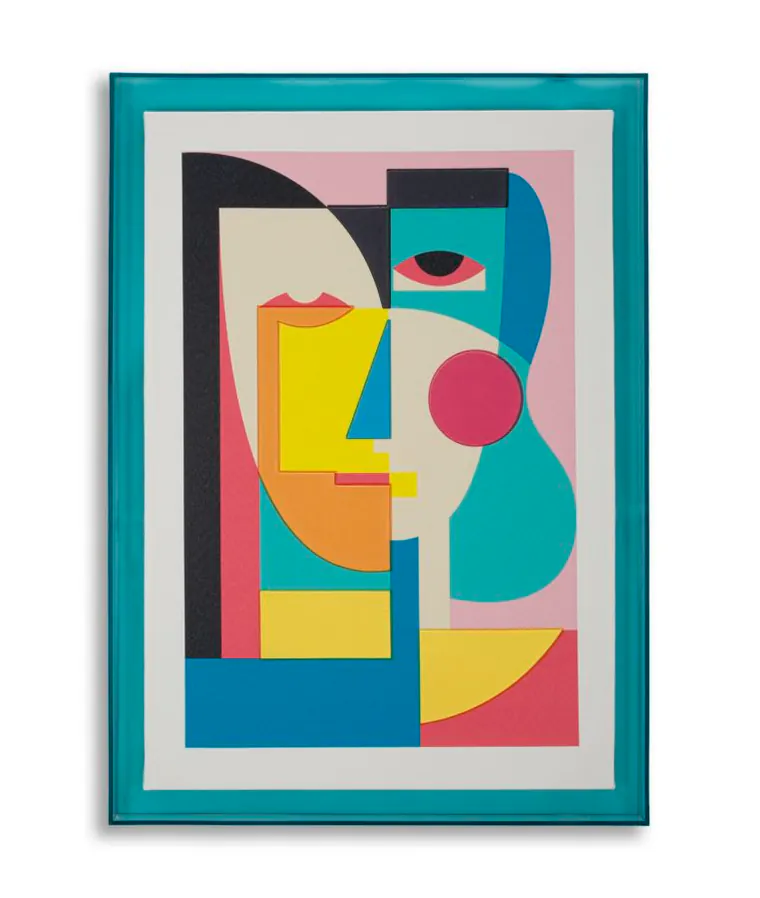 Mauro Ferretti Tablou Pictat Pe Panza, Cu Rama, Picassy -A- Cm 50X3,3X68 | Aosom Romania