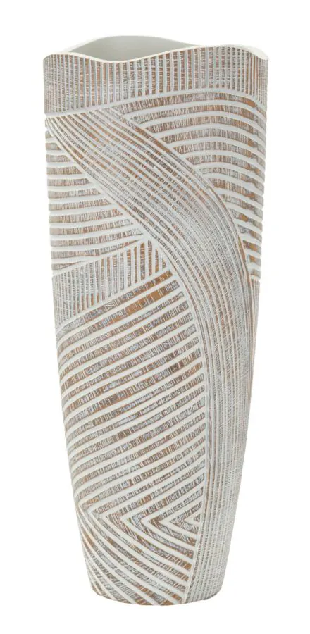 Mauro Ferretti Vază din rășină poliuretana cm ø 18x43 | Aosom Romania