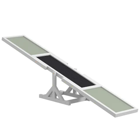 PawHut Balansă pentru Agility, antiderapantă, suportă până la 50 kg, 180 x 30 x 30 cm | Aosom Romania