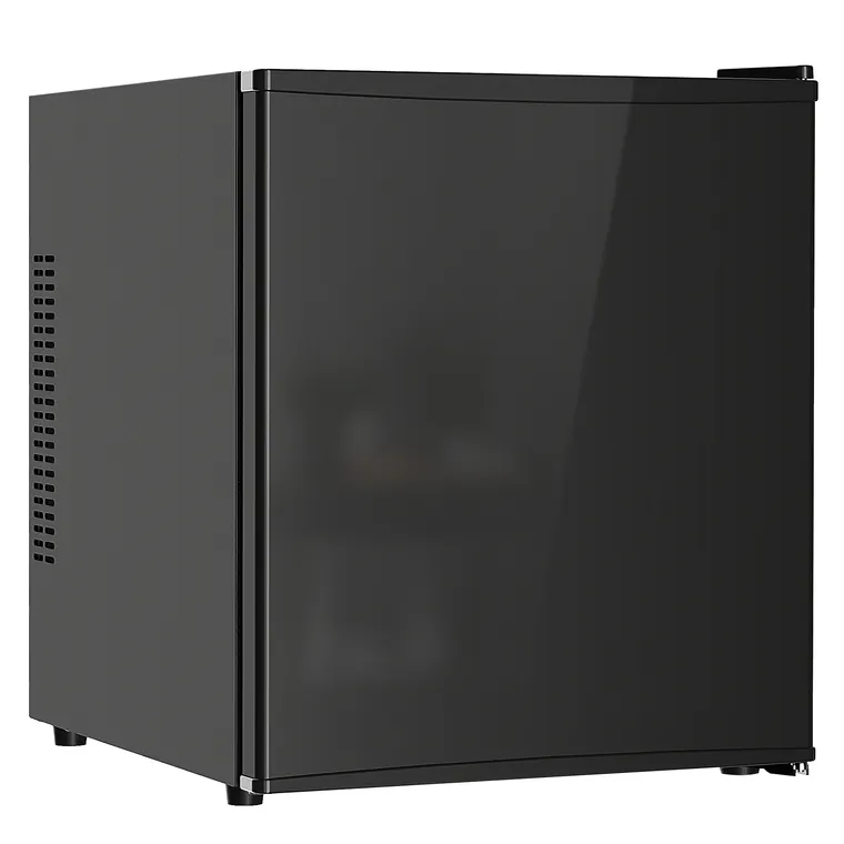 HOMCOM Mini-frigider 44 L/46 doze Frigider mic cu termostat reglabil 43 x 51 x 51,3 cm, Negru | Aosom Romania